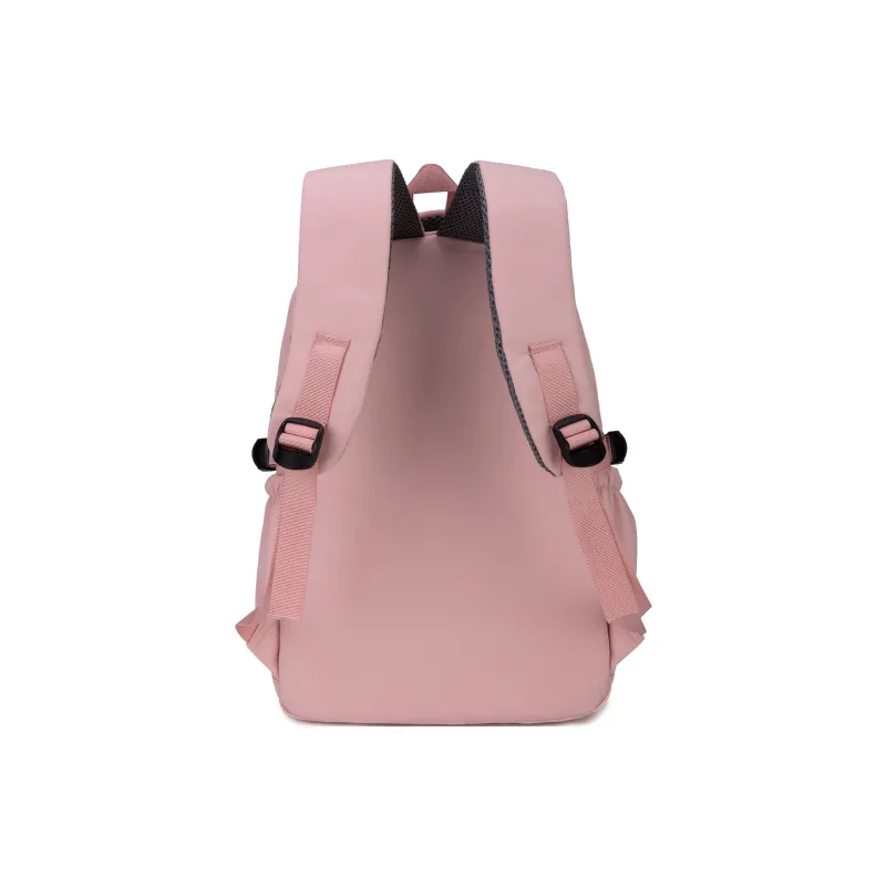 TAKI Nylon Backpack Regular Unisex White/Pink/Black/Khaki-8