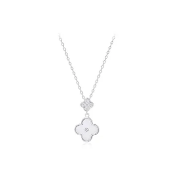 GLOIRE S999 Fine Silver Necklaces Women's Everyday Date Versatile Commute Bestie Style