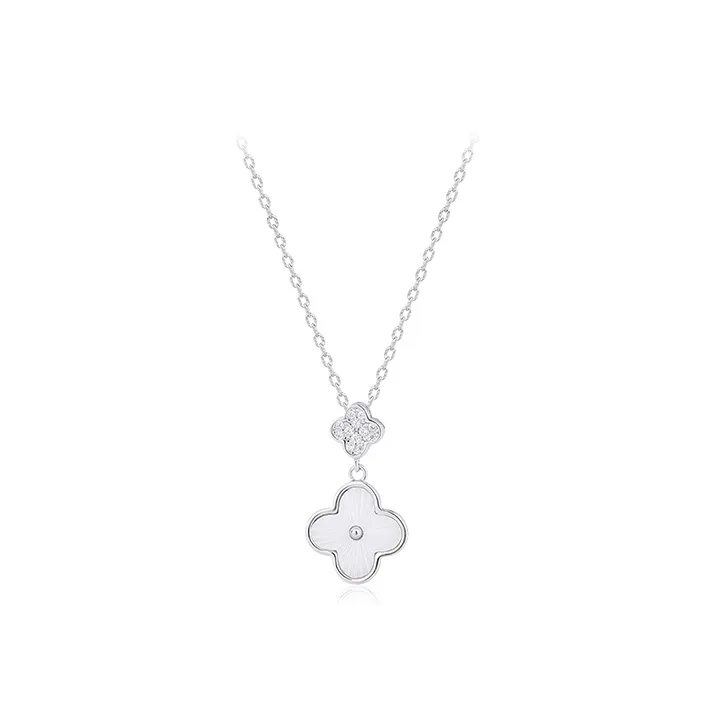 GLOIRE S999 Fine Silver Necklaces Women's Everyday Date Versatile Commute Bestie Style-0