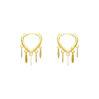 Anxious Copper Earrings Women's
