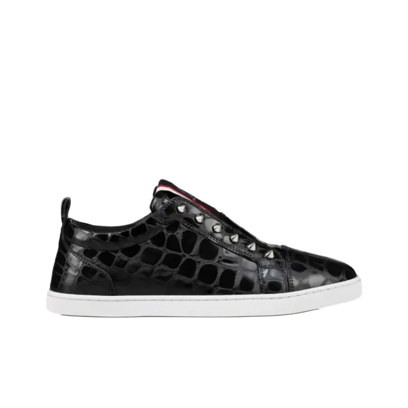 CL FAV Fique A Vontade Low Top Skateboard Shoes Men's Black-1