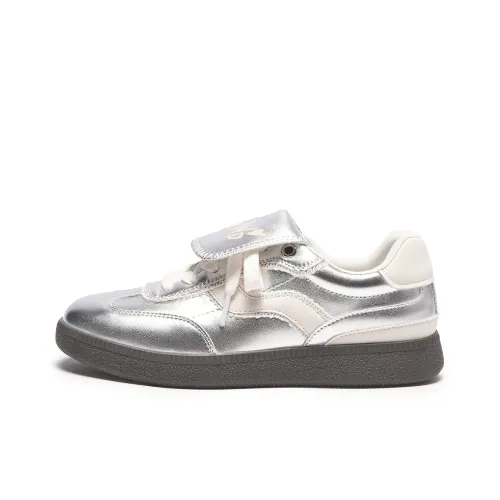 Hotwind Anti Slip Wear Resistant Casual Shoes Matte Silver