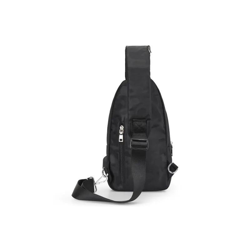 JEANSWEST Fabric Crossbody Bag Shoulder Bag Backpack Regular Men's Camouflage Black-2