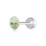 Hua Zi Stud Earrings 4mm-Precious Olive