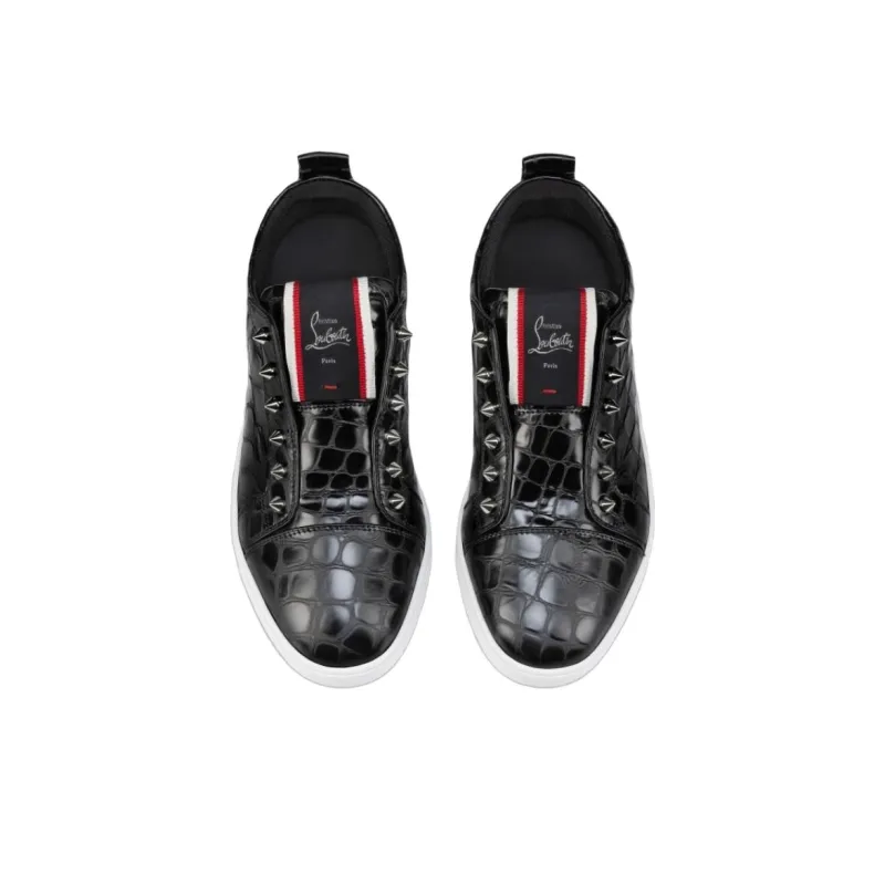 CL FAV Fique A Vontade Low Top Skateboard Shoes Men's Black-3