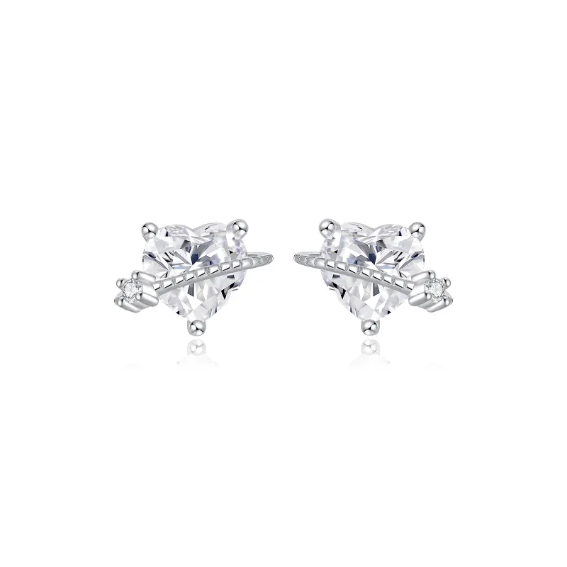 SEVEN COOK S925 Silver Stud Earrings Women's-0
