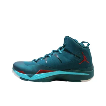 JORDAN Super Fly 2 Dark Sea Gym Red Gamma Blue White