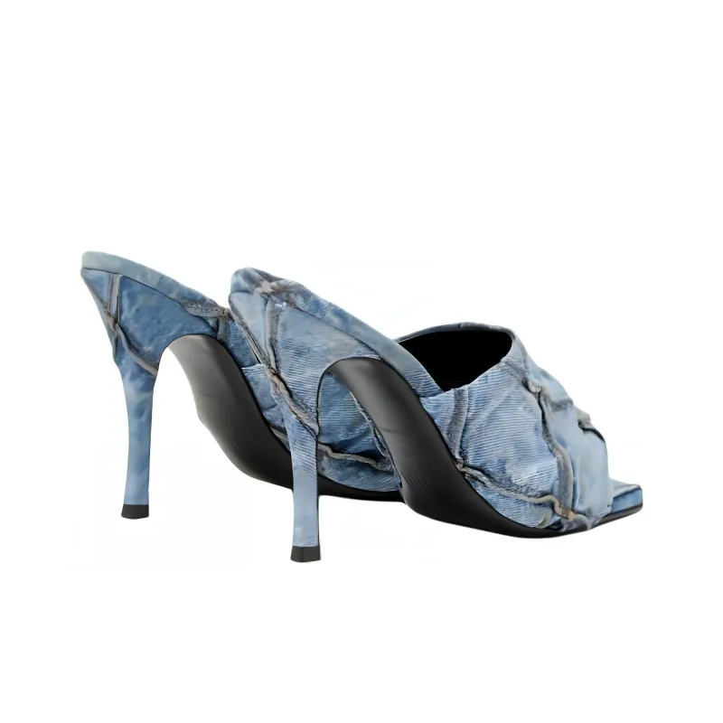DIESEL D-Sydney SDL Denim Mules-4