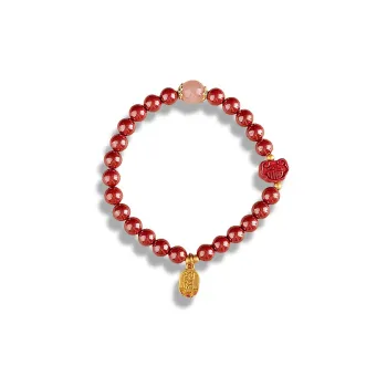 GIRATI Cinnabar Jade Bracelets Women's