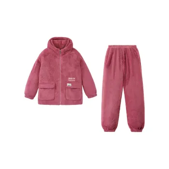QINZUIMAO Pajama Set Women's Brier Red