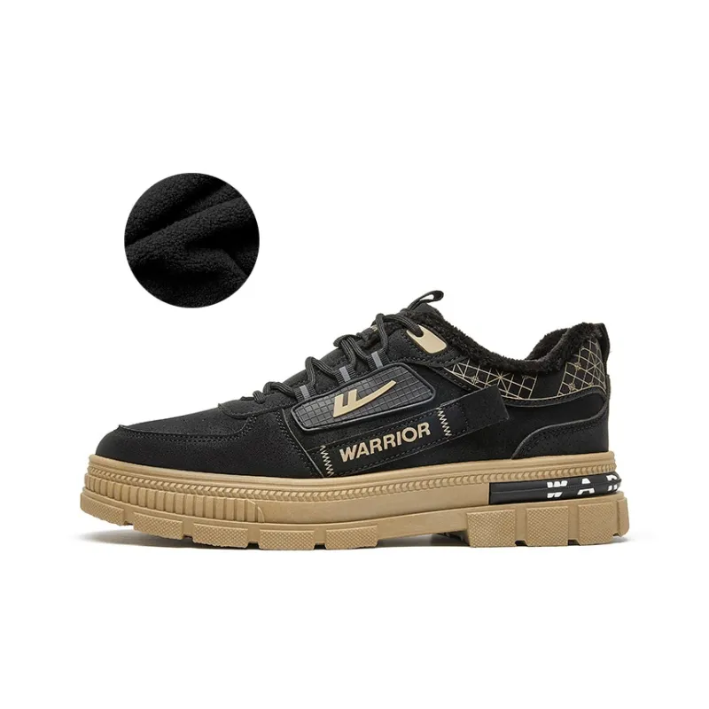 Warrior Wear Resistant Low Top Casual Shoes Men's Black-0