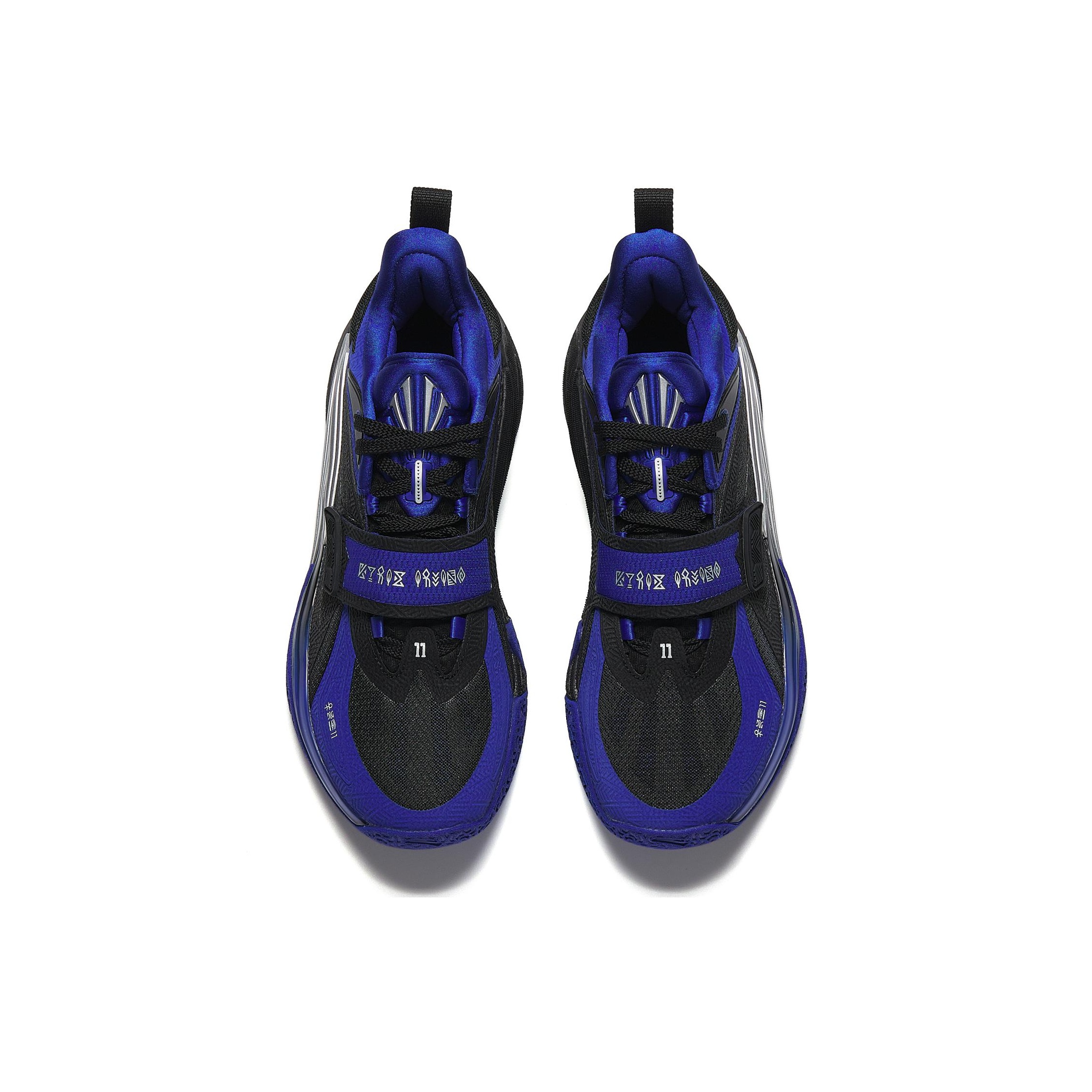 Anta KAI 1 Low Top Basketball Shoes Men's Black Blue - POIZON