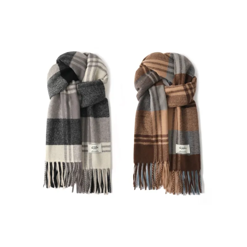 FREE RABBITⅡ Fall And Winter British Versatile Warm Cold Resistant Shawl Scarf Unisex-15