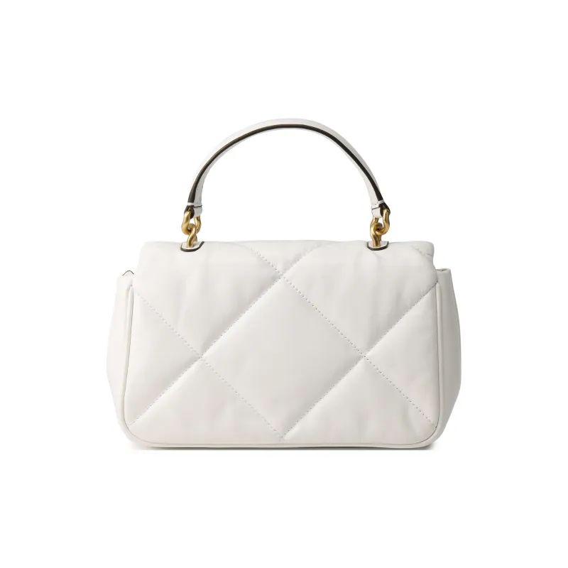 TORY BURCH Kira Nappa Leather Handbag, Shoulder Bag, Crossbody Bag Trumpets Women's White-2