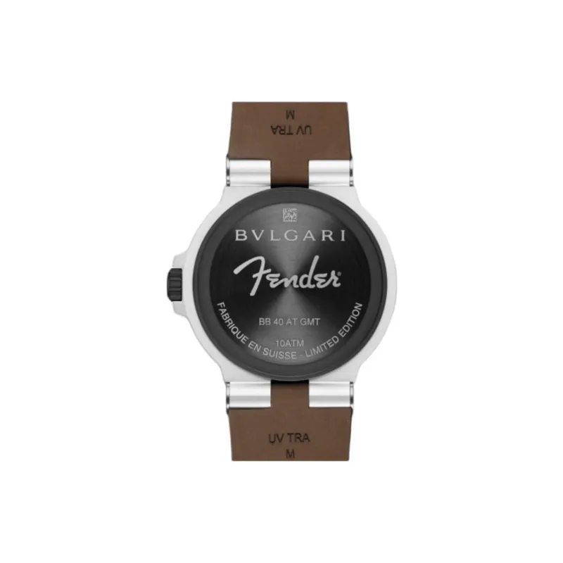 BVLGARI ALUMINIUM Collection Wrist Watch Automatic Mechanical Movement Rubber Strap 40mm Tan Watch Dial Men's Watches-3