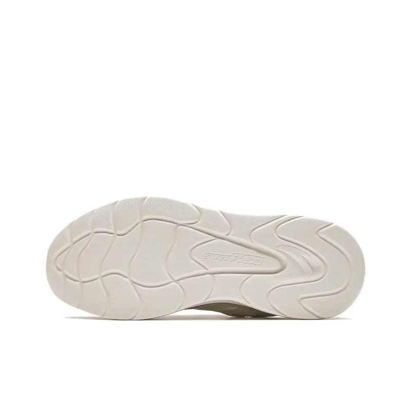 Anta Traveler GZ Anti-Slip Wear-Resistant Low-Top Casual Shoes Women's White Red-4