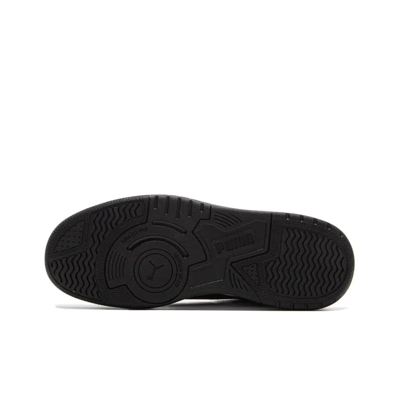 PUMA 1948 Anti Slip Wear Resistant Low Top Skateboard Shoes Unisex Black-4