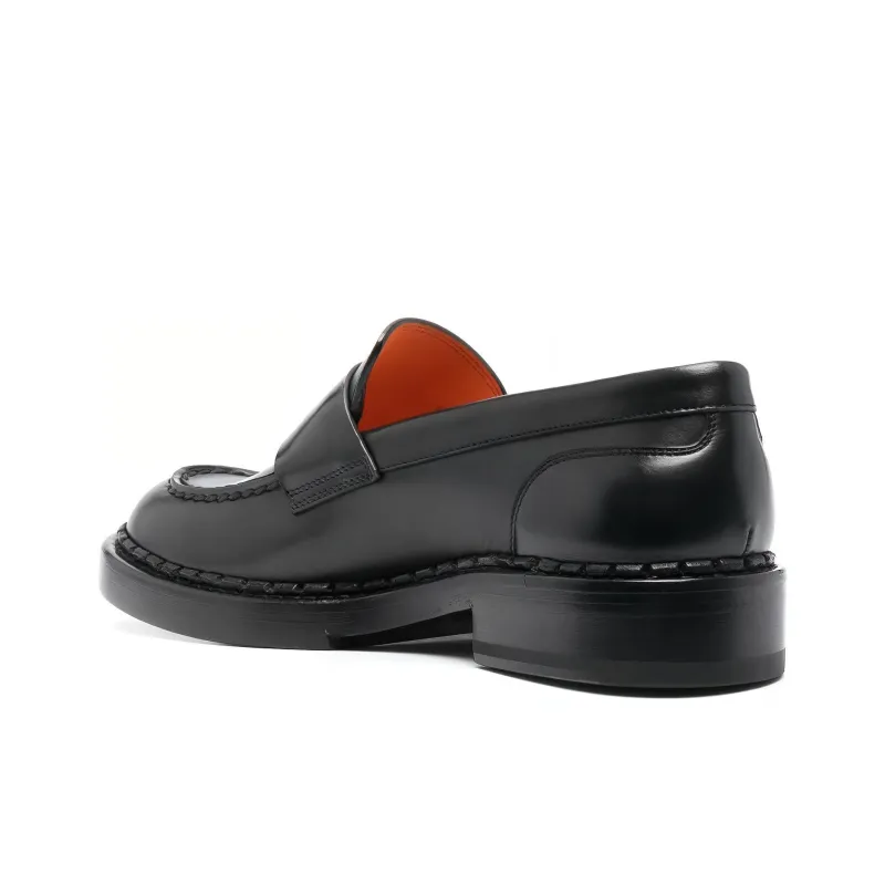 Santoni Alfie Round-toe Loafers-3