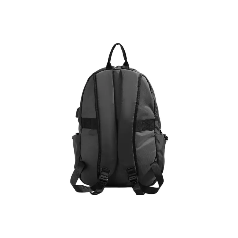 Tonlion Polyester Backpack Unisex Black/Gray-4