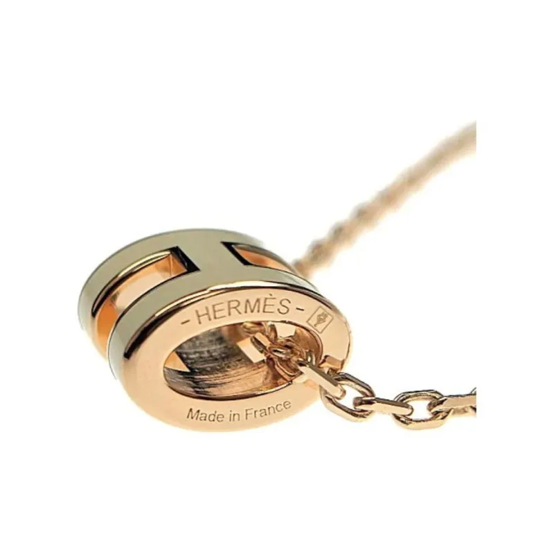 HERMES POP H Collection Metal Necklaces Women's-3