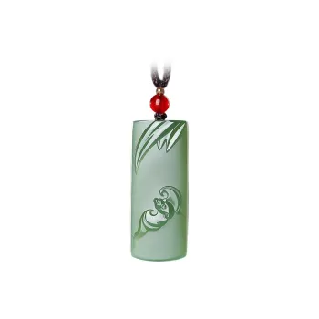 GOLDFISH ALLEY Hetian Jade Necklaces Green Jade Unisex