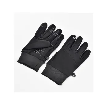 Aito Riding Equipment Glove Unisex Polyamide Silicone Short Plush M/L/XL Black