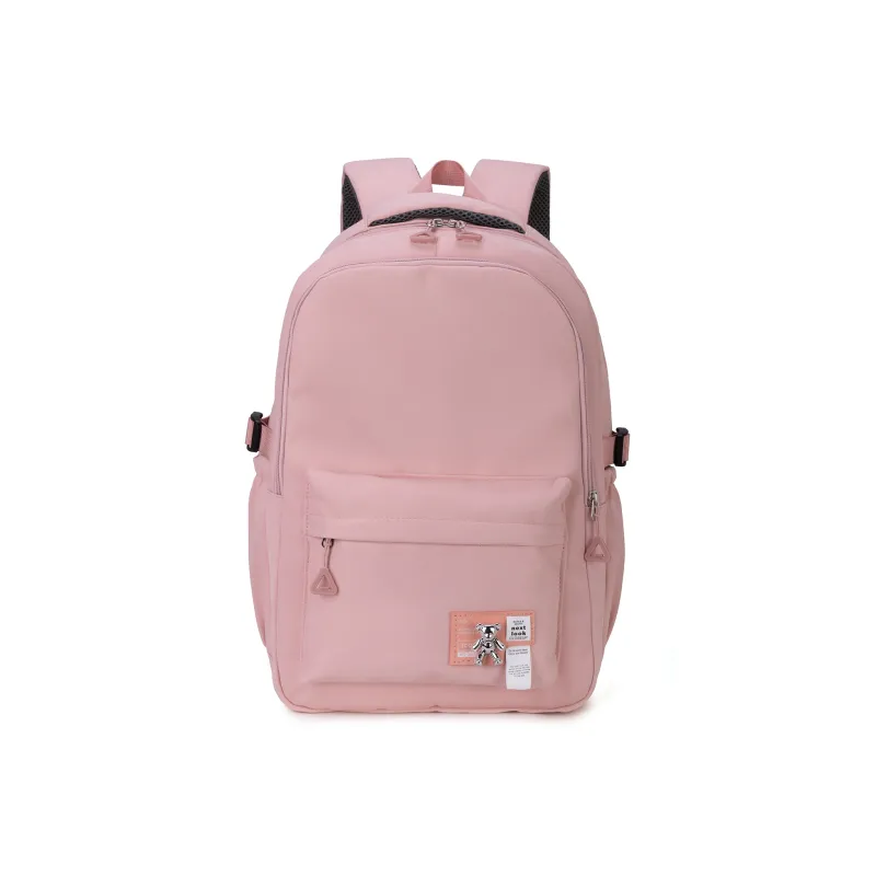 TAKI Nylon Backpack Regular Unisex White/Pink/Black/Khaki-6
