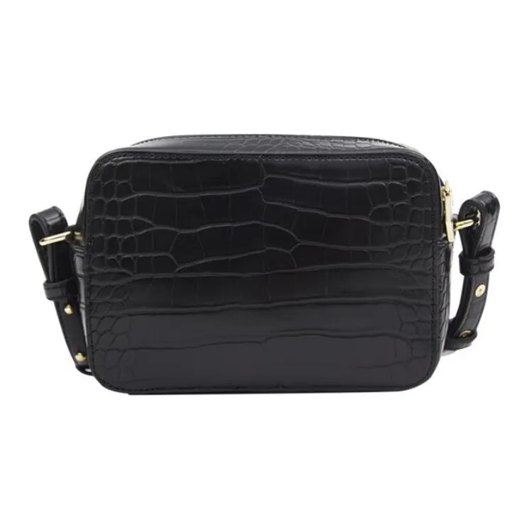 LOVE MOSCHINO Synthetic Leather Small Square Bag Crossbody Bag Shoulder Bag Women's Black-1
