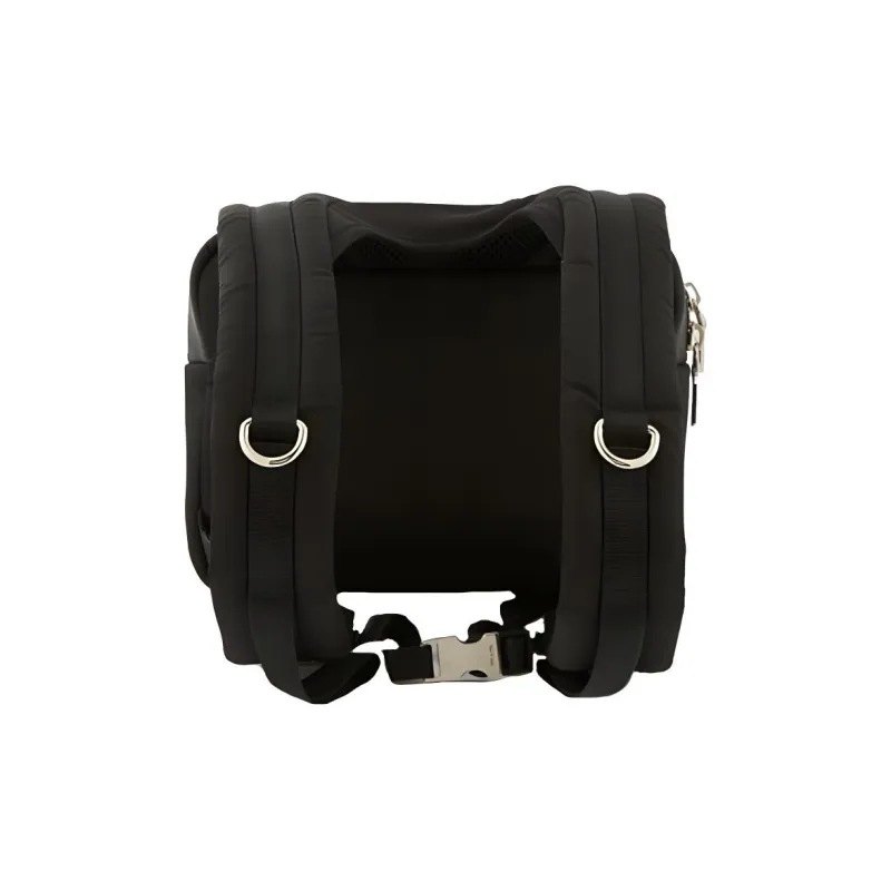 PRADA Nylon Fabric Backpack Unisex Black-2