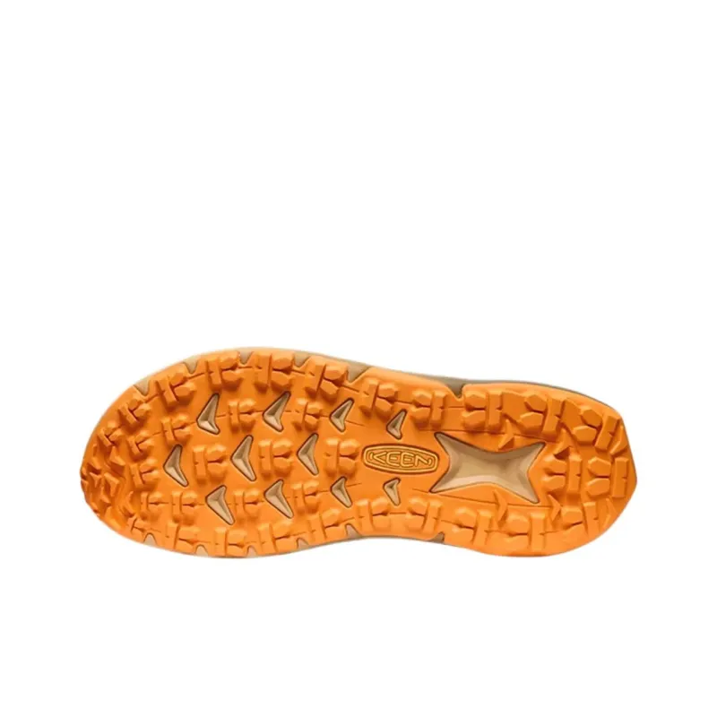 KEEN Durable Breathable Low Top Casual Shoes Men's Light Curry Yellow-3