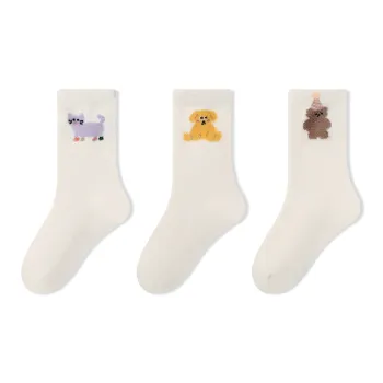 Moremoli Mid Calf Socks Women's 3 Pack