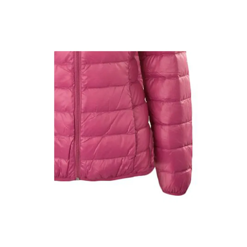 EMPORIO ARMANI EA7 Down Jacket Women's Peach Pink-7