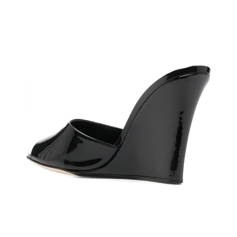 Paris Texas Wanda 110mm Wedge Mules-2