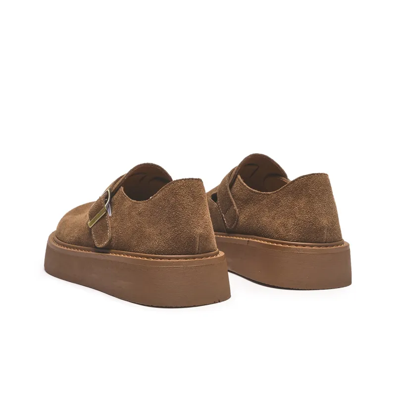 Hotwind Pinecone Grey Series Casual Single Shoes 4cm Women's-10