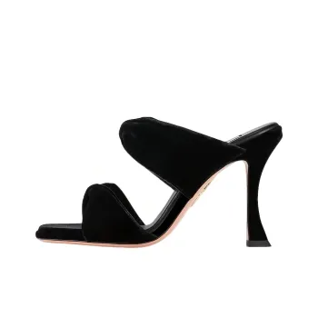 AQUAZZURA Twist 75mm Leather Mules