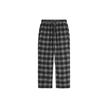 Hollister Pajama Pants Men's Black Plaid