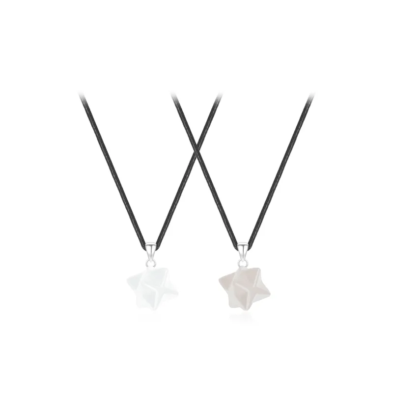 PRETTY DIARY Agate Necklaces Unisex-2