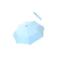 Trifold Automatic Umbrella & Color Scheme Duck Egg & Controller Vinyl Sky Blue
