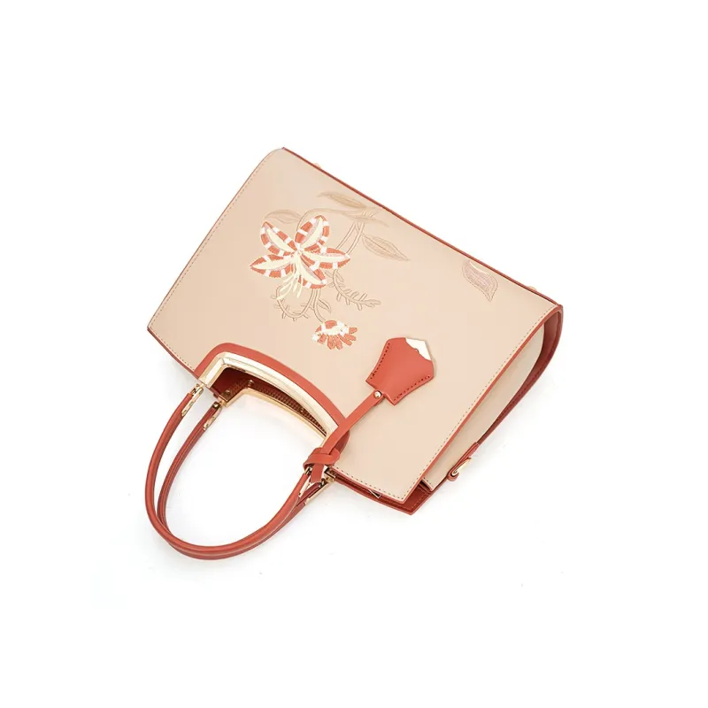 Vigno Synthetic Leather Mommy Bag Crossbody Handbag Regular Women's Apricot/Blue-52