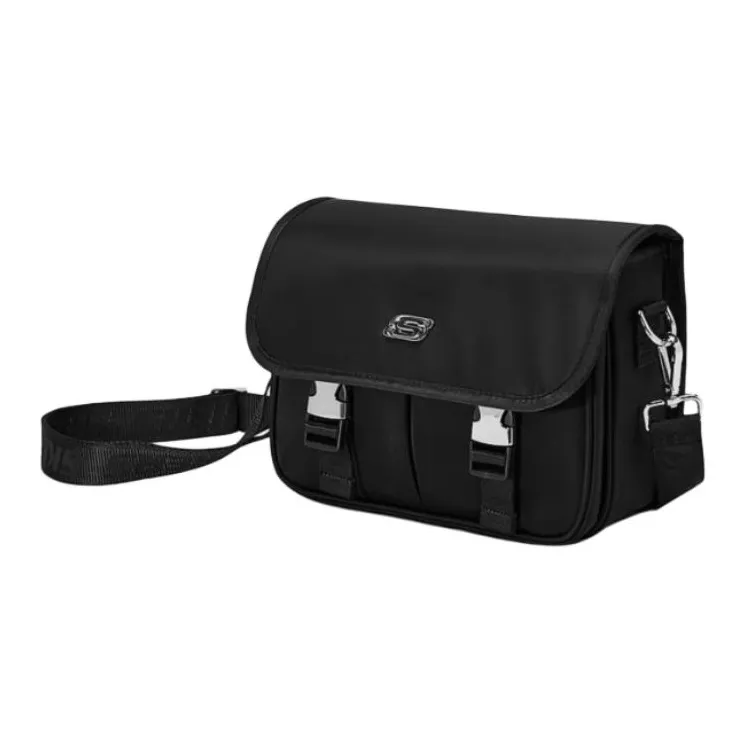Skechers Fabric Shoulder Bag Crossbody Bag Unisex Black-1