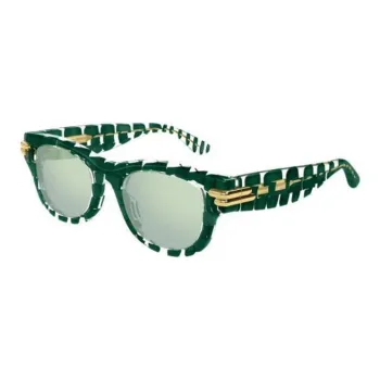 Bottega Veneta Oval Frame Sunglasses