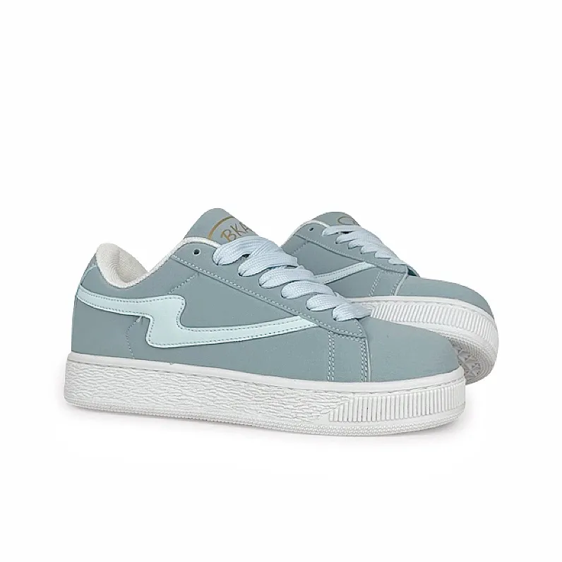 BKAE Wear Resistant Lightweight And Balanced Low Top Skateboard Shoes Unisex Aqua-4