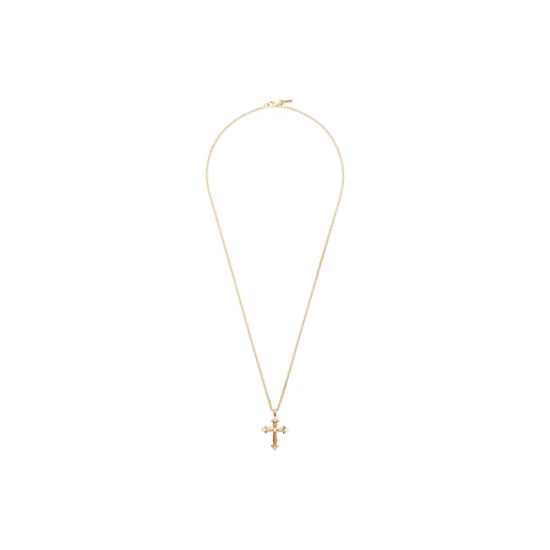 EMANUELE BICOCCHI Fleury Cross Pendant Necklace-1