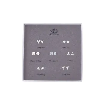Taste The Color 999 Fine Silver Stud Earrings Women's