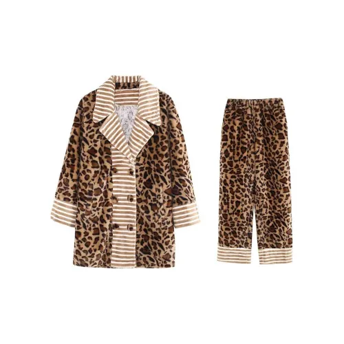 MIIOW Pajama Set Women's Image Color Leopard Print