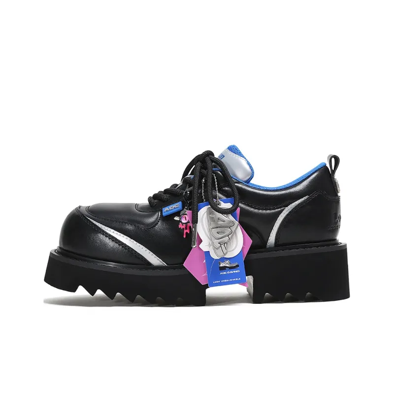 Lookun X ADCDAVINCI Functional Wind Series Casual Shoes Unisex Low Top Black/Blue-0