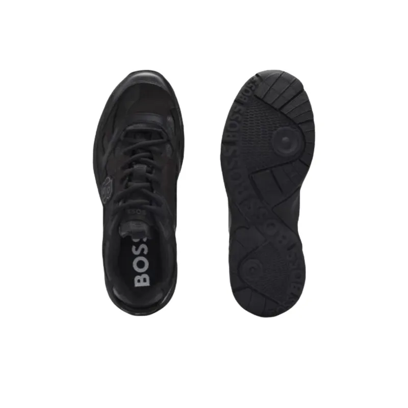 HUGO BOSS Low Top Casual Shoes Men's Black-3