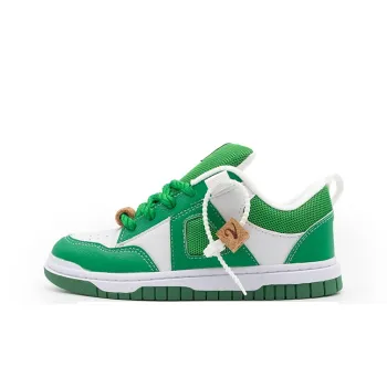 Shionpo Skateboard Shoes Unisex Low Top White Green