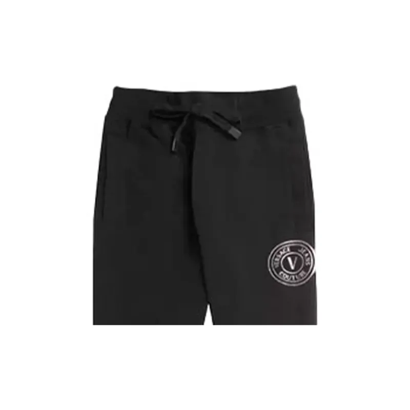 VERSACE JEANS COUTURE Knitted Sports Pants Men's Black-7