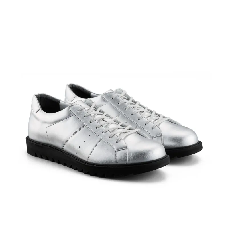 Onitsuka Tiger Court T Anti Slip Wear Resistant Low Top Casual Shoes Unisex Silver Black-2